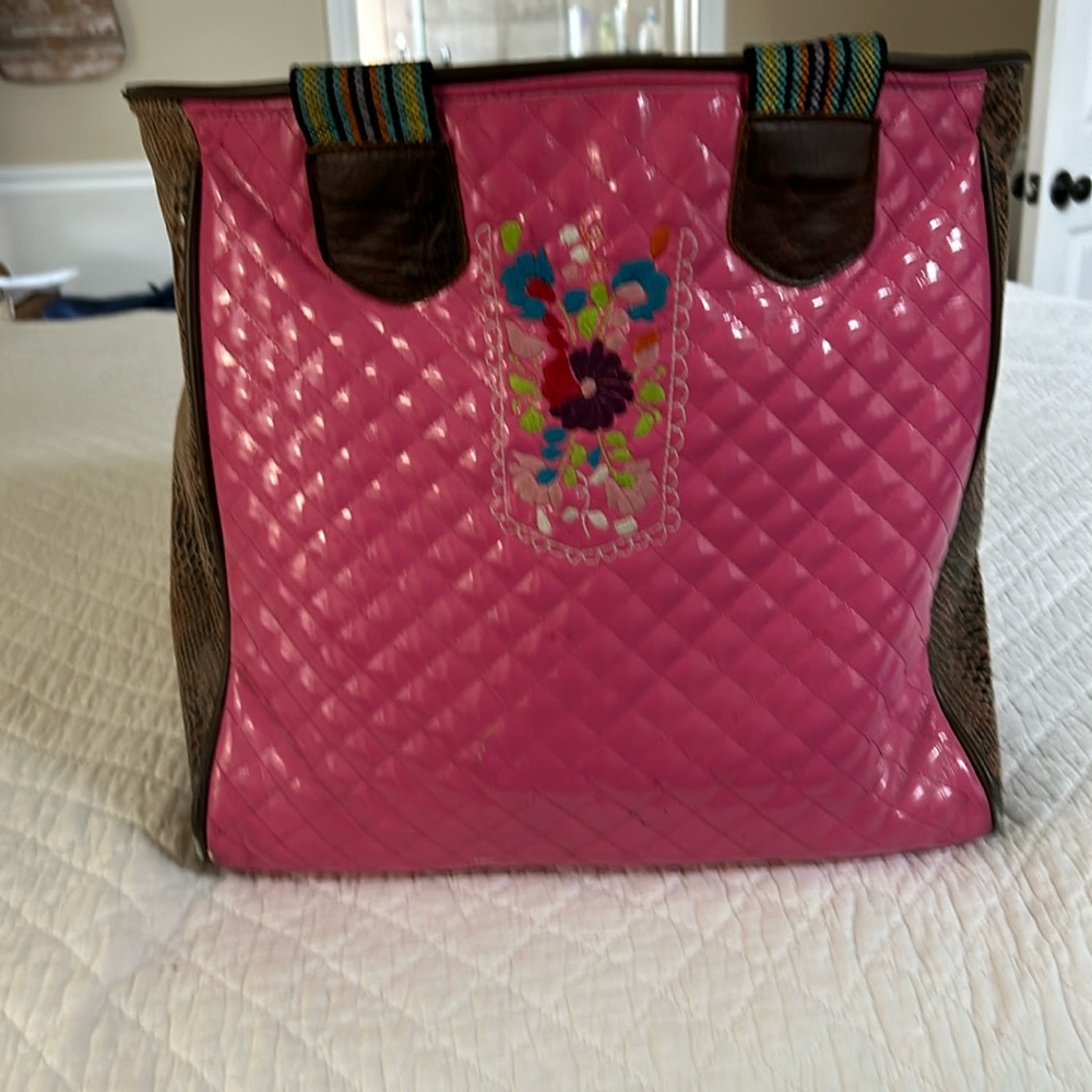 Vintage Consuela with matching make up bag